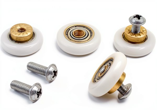Shower Door Rollers Linwnil 4PCS 19mm Plastic Sliding Hardware-2