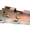 Sliding Door Rollers Lashow 1-1/4 inch 330lb Brush Gold Tandem Kit 2-4