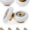 Shower Door Rollers Linwnil 4PCS 19mm Plastic Sliding Hardware-0