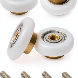 Shower Door Rollers Linwnil 4PCS 19mm Plastic Sliding Hardware-0