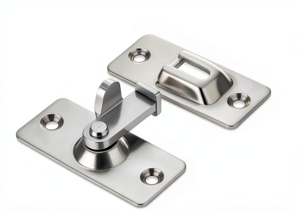 MINI Size 90 Degree Door Latch Sliding Screen Door Latch Barn Door Lock Hasp Latch Clasp Lock Pocket Door Locks and Latches-2