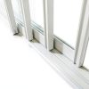 Sliding Door Rollers Lashow 1-1/4 inch 330lb Brush Gold Tandem Kit 2-5