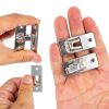 MINI Size 90 Degree Door Latch Sliding Screen Door Latch Barn Door Lock Hasp Latch Clasp Lock Pocket Door Locks and Latches-1
