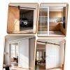 MERDTTES Plastic Siding Closet Door Floor Guide 4 Pack Universal White-6