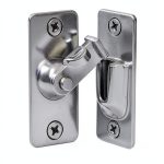 MINI Size 90 Degree Door Latch Sliding Screen Door Latch Barn Door Lock Hasp Latch Clasp Lock Pocket Door Locks and Latches-0