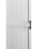 Sliding Barn Door 36x84 White 6.6 Ft Hardware Kit with PVC Surface-6